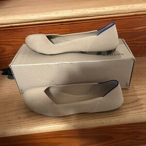 Rothy’s - The Daily Flat ( Pre owned) in Ecru 7 1/2